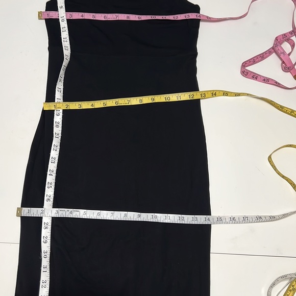 NWT Good American The 90’s Tank Midi Dress Black Size S - Picture 10 of 16